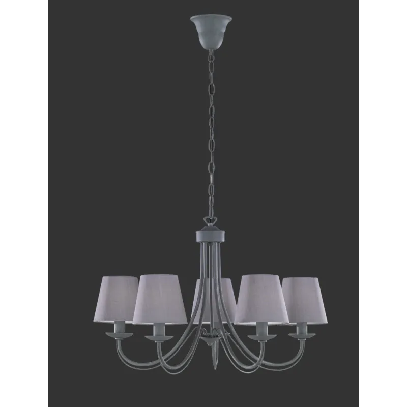 TRIO Lustre intérieur couleur beton et gris CORTEZ - Pas cher