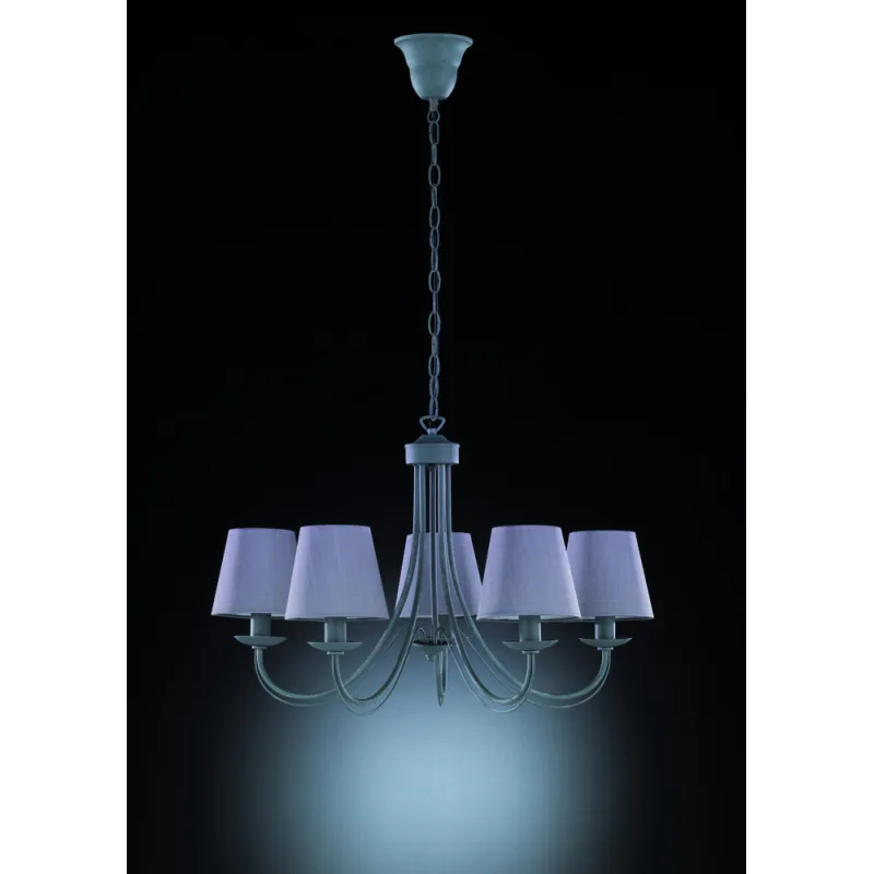 TRIO Lustre intérieur couleur beton et gris CORTEZ - Pas cher