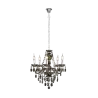 TRIO Lustre intérieur chrome et noir LÜSTER - Pas cher