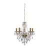 TRIO Lustre intérieur laiton polis et transparent claire LÜSTER - P...
