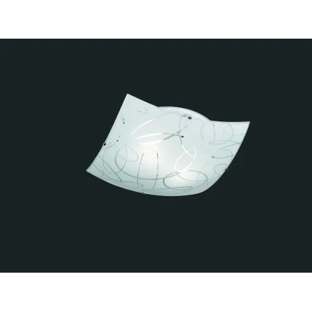 TRIO Plafonnier intérieur blanc SPIRELLI - Pas cher