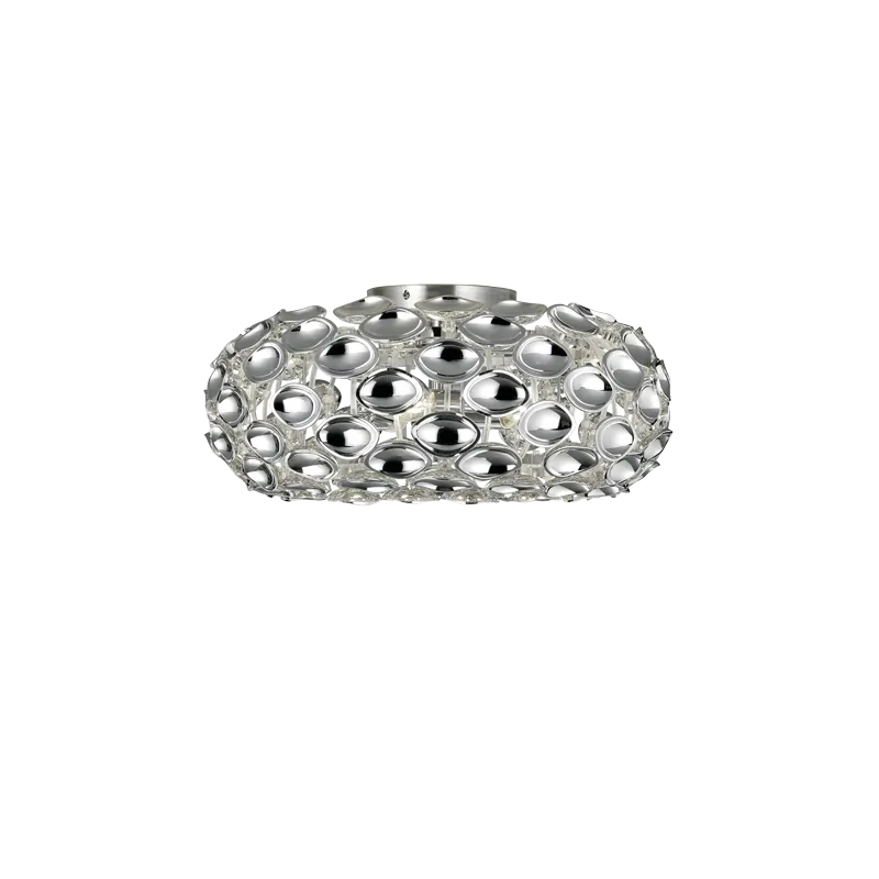 TRIO Plafonnier intérieur chrome SPOON - Pas cher