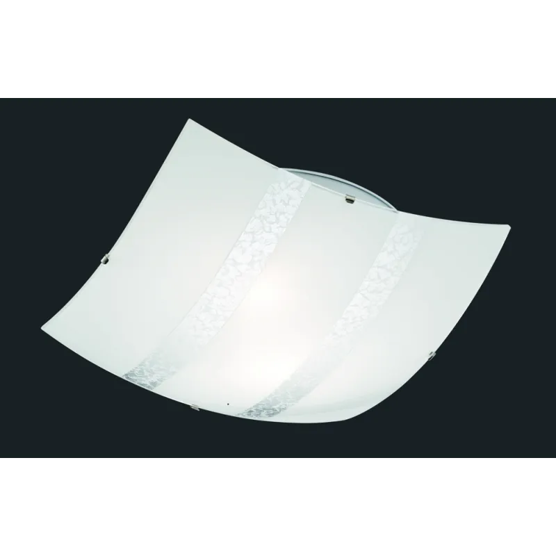 TRIO Plafonnier intérieur argent et argent NIKOSIA - Pas cher