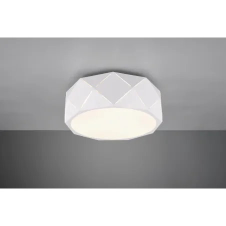 TRIO Plafonnier intérieur blanc mat et blanc ZANDOR - Pas cher