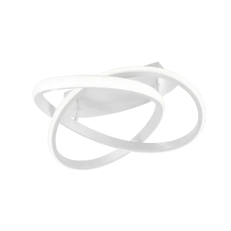 TRIO Plafonnier intérieur blanc mat et blanc COURSE - Pas cher