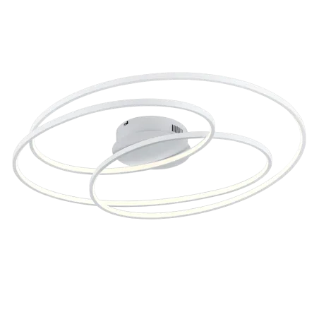TRIO Plafonnier intérieur blanc mat et blanc GALE - Pas cher