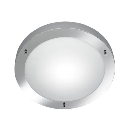 TRIO Plafonnier intérieur chrome et blanc CONDUS - Pas cher