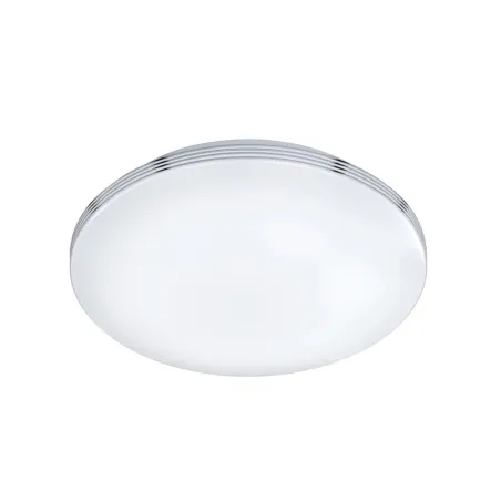 TRIO Plafonnier intérieur chrome et blanc APART - Pas cher