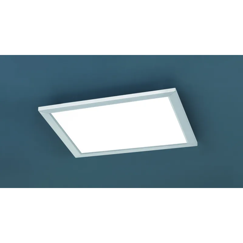 TRIO Plafonnier intérieur nickel mat et blanc PHOENIX - Pas cher