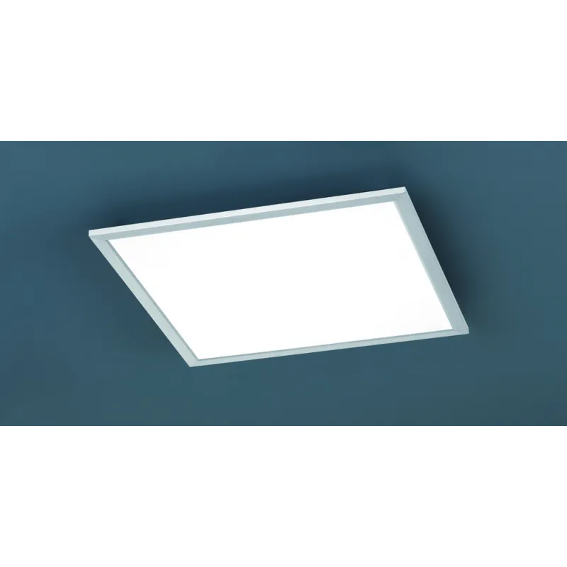 TRIO Plafonnier intérieur nickel mat et blanc PHOENIX - Pas cher