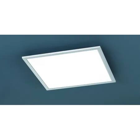 TRIO Plafonnier intérieur nickel mat et blanc PHOENIX - Pas cher