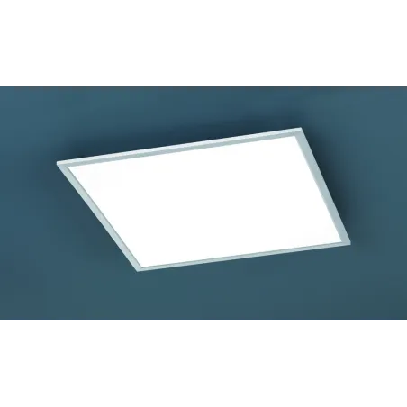 TRIO Plafonnier intérieur nickel mat et blanc PHOENIX - Pas cher