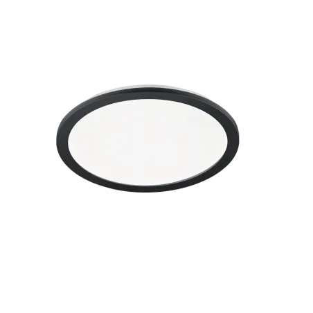 TRIO Plafonnier intérieur noir mat et blanc CAMILLUS - Pas cher