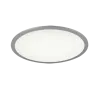 TRIO Plafonnier intérieur titane et blanc ALIMA - Pas cher