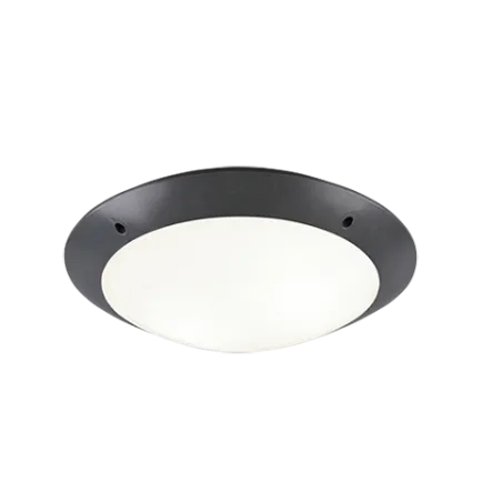 TRIO Plafonnier extérieur antracite et blanc mat CAMARO - Pas cher