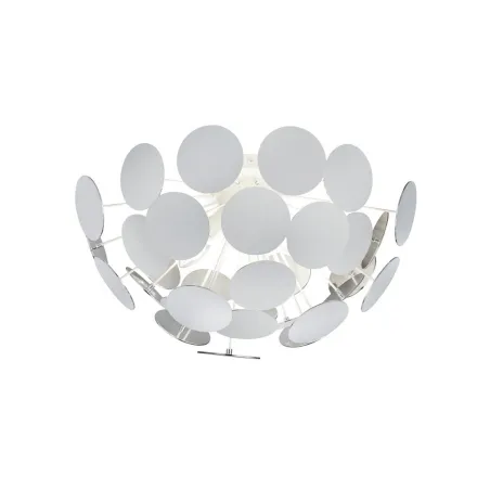 TRIO Plafonnier intérieur blanc mat et blanc mat DISCALGO - Pas cher