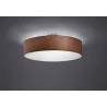 TRIO Plafonnier intérieur nickel mat et brun HOTEL - Pas cher