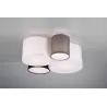 TRIO Plafonnier intérieur multicouleur et gris HOTEL - Pas cher