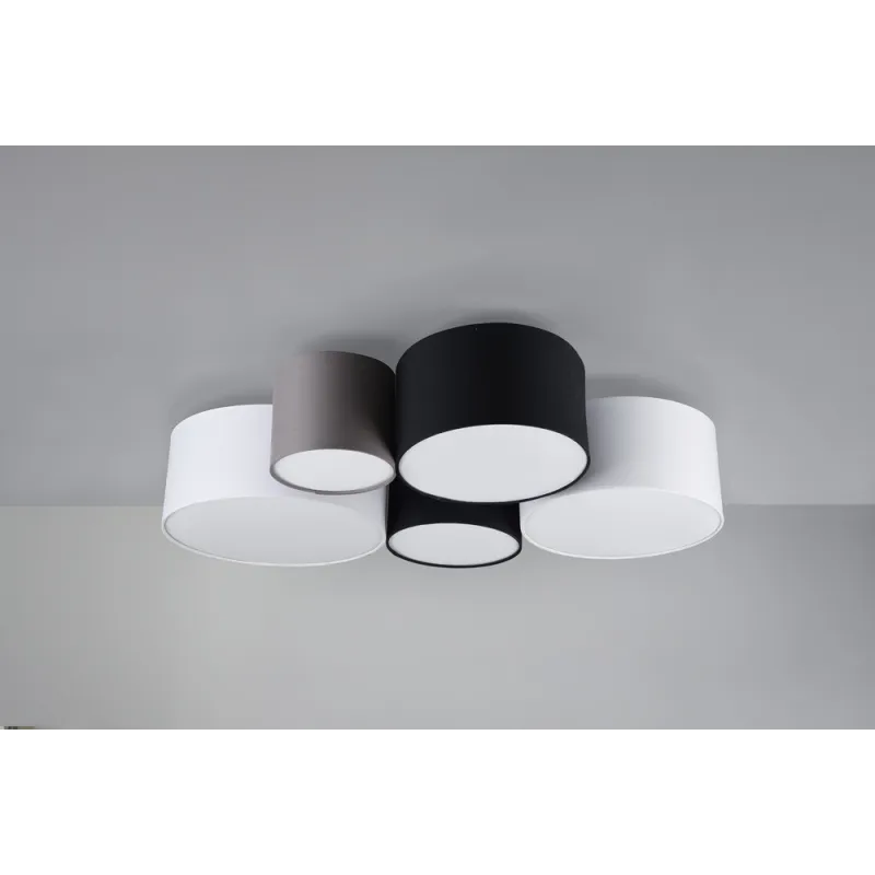 TRIO Plafonnier intérieur multicouleur et gris HOTEL - Pas cher