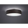 TRIO Plafonnier intérieur nickel mat et noir HOTEL - Pas cher