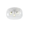 TRIO Plafonnier intérieur blanc mat et transparent claire VALENTE -...