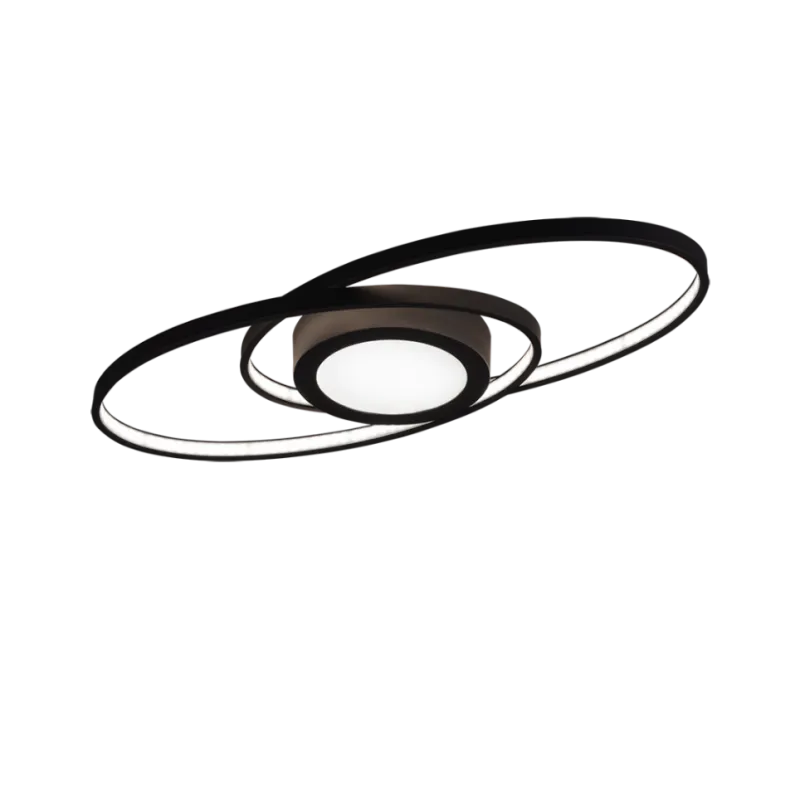 TRIO Plafonnier intérieur antracite GALAXY - Pas cher