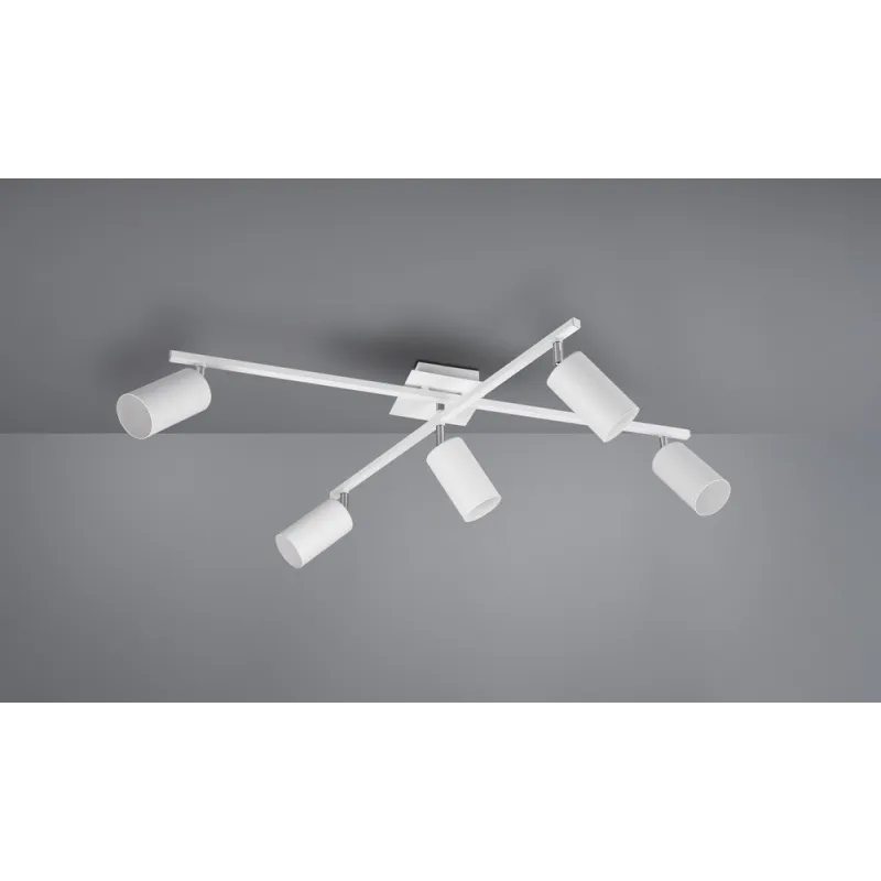 TRIO Plafonnier intérieur blanc MARLEY - Pas cher