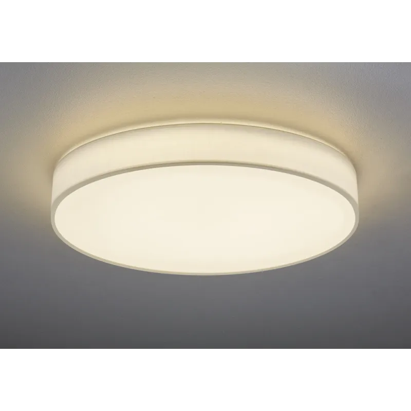 TRIO Plafonnier intérieur blanc LUGANO - Pas cher