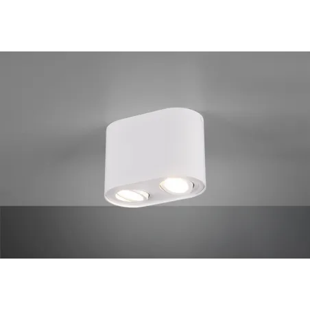 TRIO Plafonnier intérieur blanc mat COOKIE - Pas cher