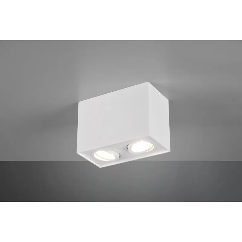 TRIO Plafonnier intérieur blanc mat BISCUIT - Pas cher