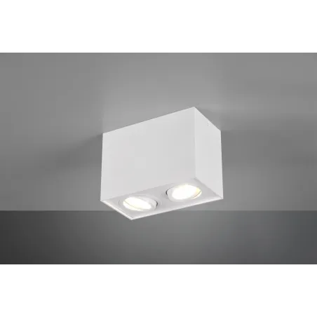 TRIO Plafonnier intérieur blanc mat BISCUIT - Pas cher