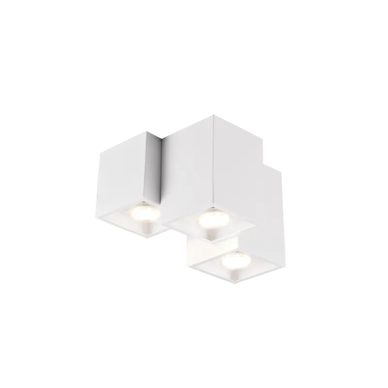 TRIO Plafonnier intérieur blanc mat FERNANDO - Pas cher