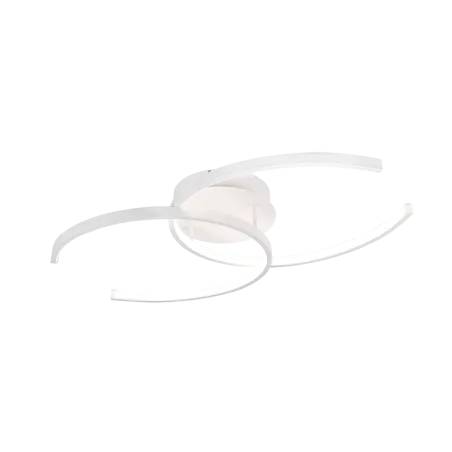TRIO Plafonnier intérieur blanc mat COCOS - Pas cher