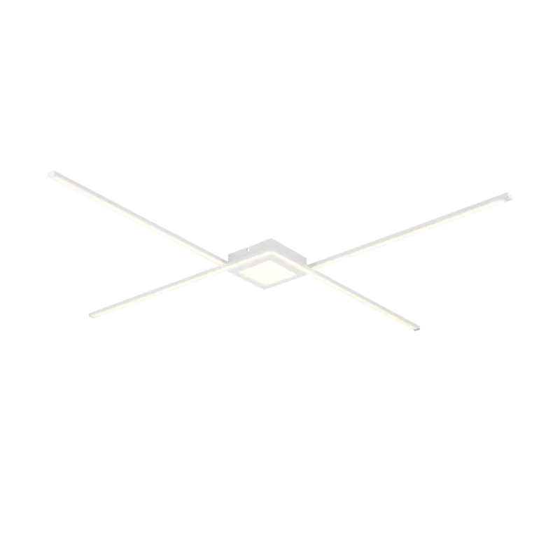 TRIO Plafonnier intérieur blanc mat OXFORD - Pas cher
