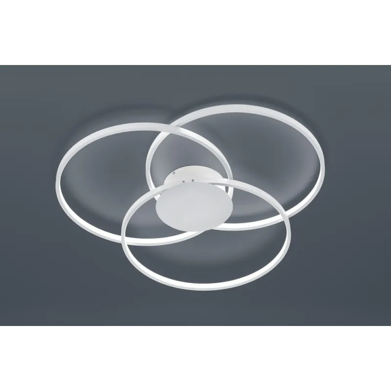 TRIO Plafonnier intérieur blanc mat SEDONA - Pas cher