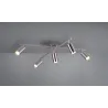 TRIO Plafonnier intérieur nickel mat MARLEY - Pas cher