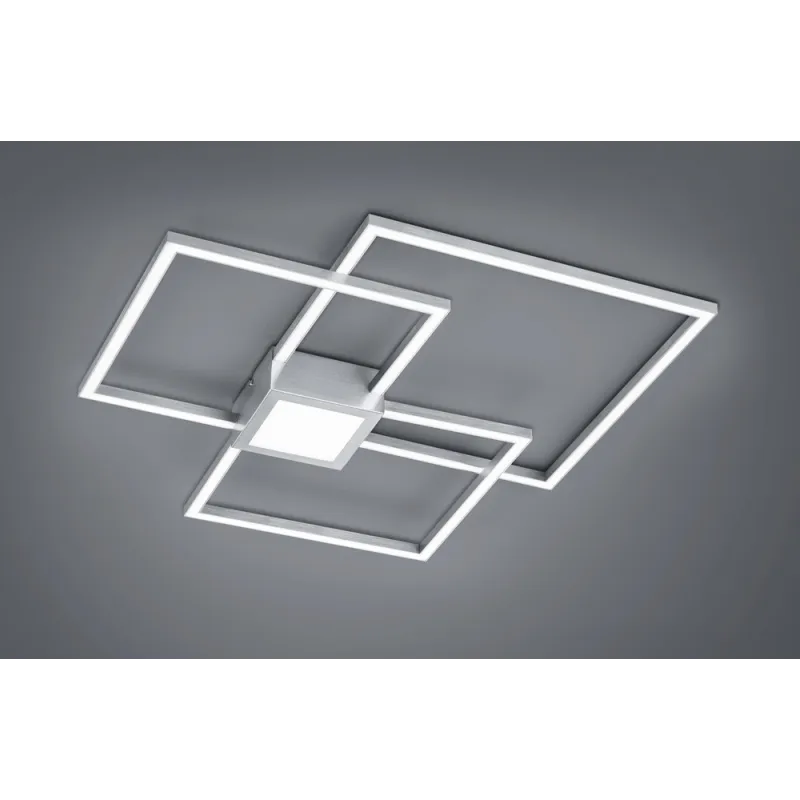 TRIO Plafonnier intérieur nickel mat HYDRA - Pas cher