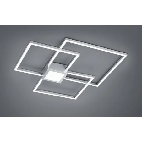 TRIO Plafonnier intérieur nickel mat HYDRA - Pas cher