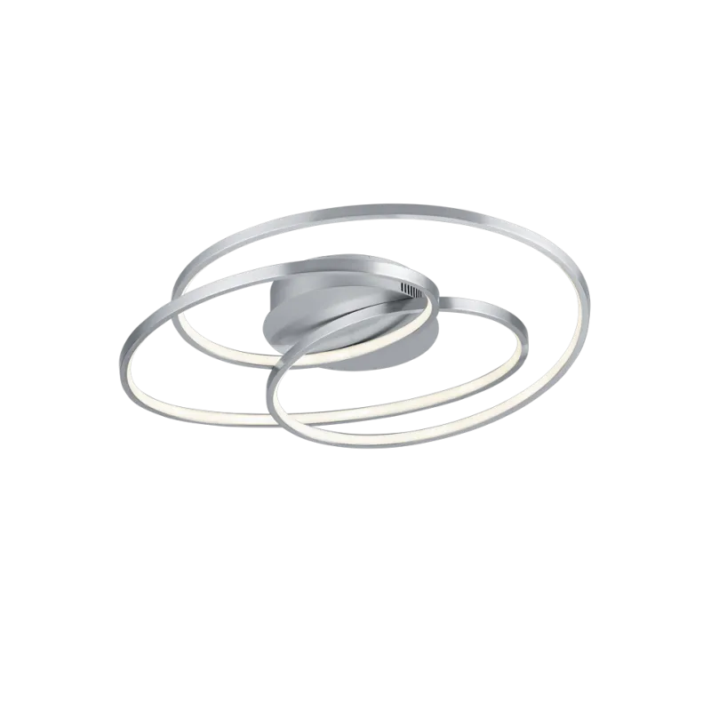 TRIO Plafonnier intérieur nickel mat GALE - Pas cher