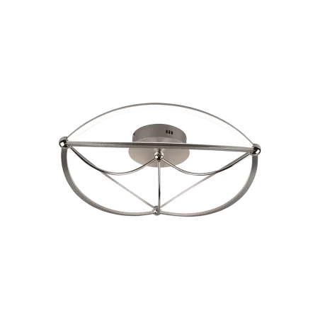 TRIO Plafonnier intérieur nickel mat CHARIVARI - Pas cher