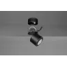 TRIO Plafonnier intérieur noir mat TAURUS - Pas cher