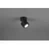 TRIO Plafonnier intérieur noir mat TAURUS - Pas cher