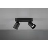 TRIO Spot intérieur noir mat PAGO - Pas cher