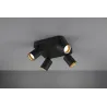 TRIO Spot intérieur noir mat PAGO - Pas cher