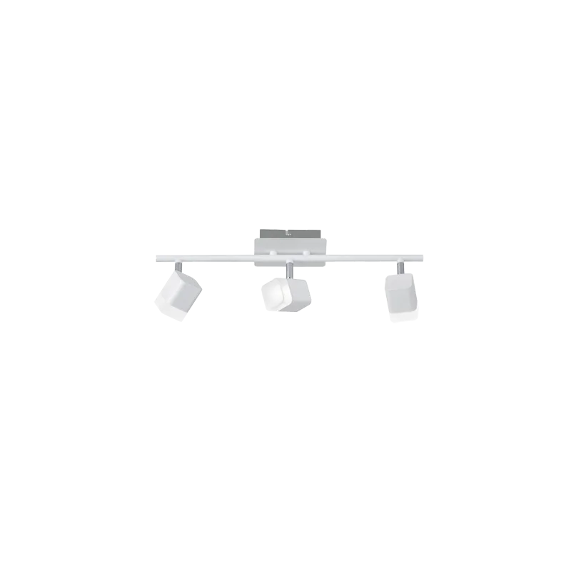 TRIO Spot intérieur blanc mat et blanc ROUBAIX - Pas cher
