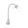 TRIO Spot intérieur nickel mat et blanc FRED - Pas cher