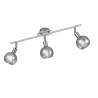 TRIO Spot intérieur chrome et fumé BREST - Pas cher
