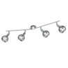 TRIO Spot intérieur chrome et fumé BREST - Pas cher