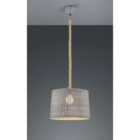 TRIO Suspension intérieur gris ROTIN - Pas cher