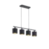 TRIO Suspension intérieur noir mat TOMMY - Pas cher